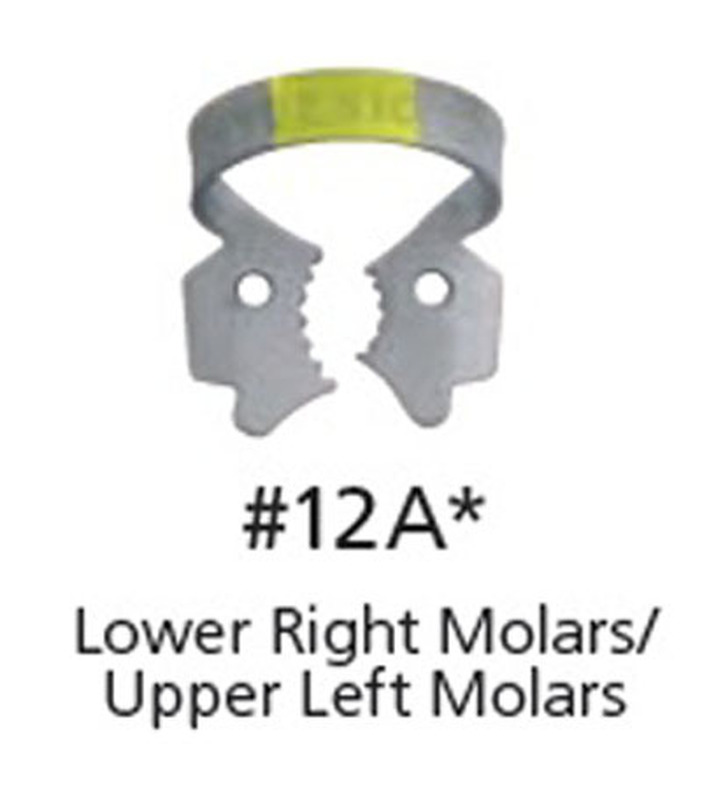 Fiesta color coded matte finish clamp 12a (upper left molars)