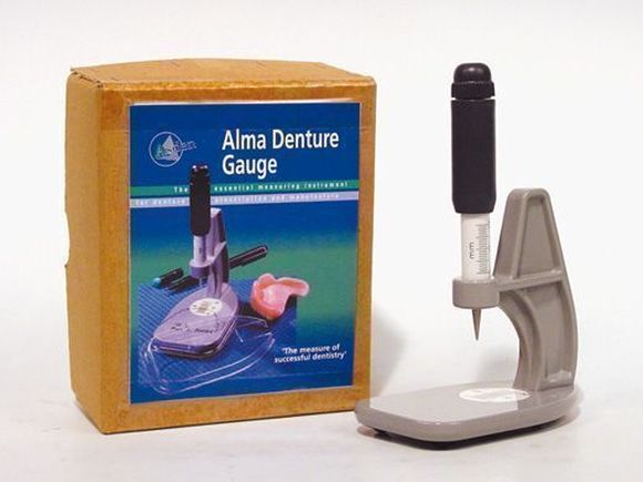 Alma denture gauge meetinstrument