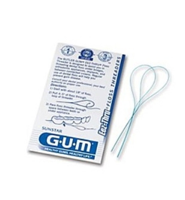 Gum floss threaders bulkverpakking(brugnaald)