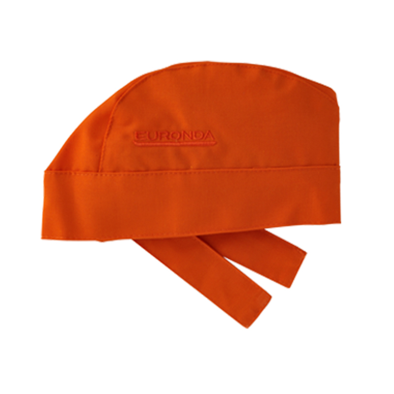 Monoart bandana cap katoenen muts oranje