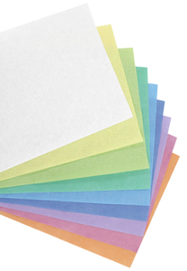 traypapier / filterpapier 18x28cm lichtblauw