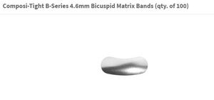 composi-tight b-series 4.6mm bicuspid bands