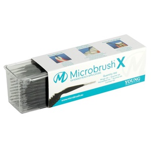 microbrush x extra-dun applicators zwart
