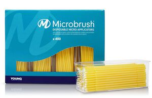 microbrush plus applicators fine geel 1,5mm