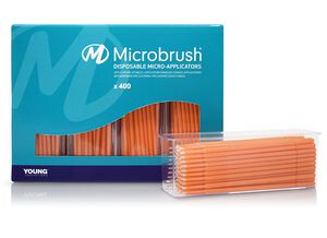 microbrush plus applicators ultrafine oranje 0,5mm