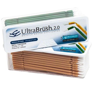 ultrabrush applicators 2.0 reg geel/groen refill