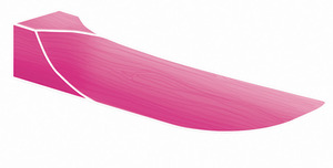 polydentia houten wiggen roze 11mm xs
