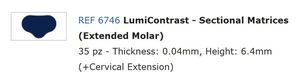 lumicontrast sect.matr.molar deep 0.04/6.4mm+ext.