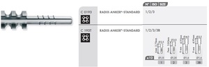 radix-anker standaard c0193/1