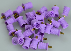 prophy cups soft screw-type spiral violet