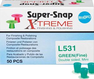 super-snap x-treme l531 groen fijn / polishing