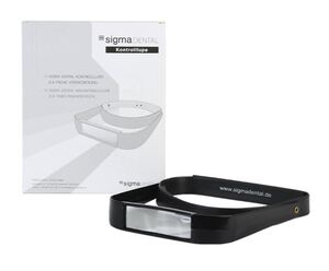 visor loupe met hoofdband 2,5x vergrotend