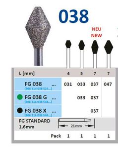 horico diamantsteen fg 038g/037