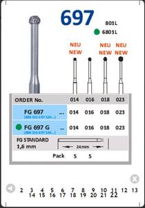 horico diamantsteen endo fg 697/016