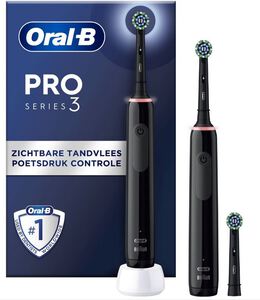 oral-b pro 3 3900 duo-pack zwart+zwart