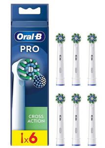 oral-b pro cross action wit eb50rx-6 brushes