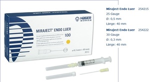 miraject endo luer stompe naald 40mm 30g