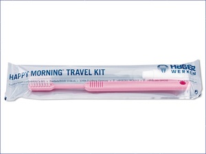 happy morning travel kit borstel met 3ml tandpasta