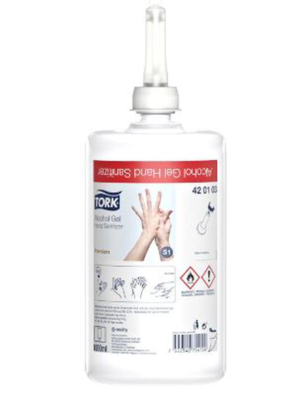 Tork Alcoholgel Handsanitizer 1000 Ml S1