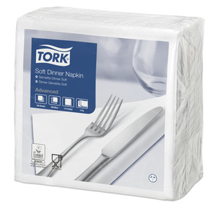tork advanced servetten wit 3l (39x39cm)