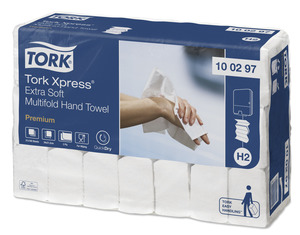 tork premium x-soft if towels 2l 21x34cm (h2)