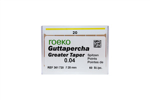 roeko gutta percha greater taper 04 20