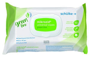 mikrozid universal wipes green line softpack 20x20