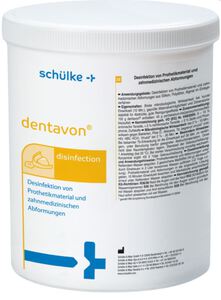 dentavon / desinfectie van afdrukken