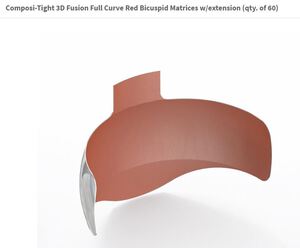 composi-tight 3d fusion full curve red bicuspid