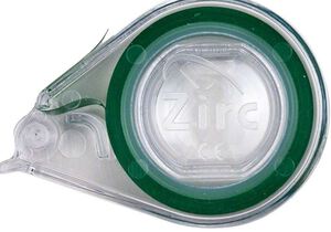 zirc e-z id tape groen rol met dispenser