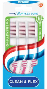 aquafresh tandenborstel clean & flex medium