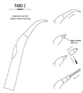 riskontrol adaptor faro c (voor sr3,sr6) 203903