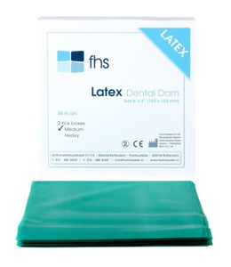 polodent dental dam medium groen 6