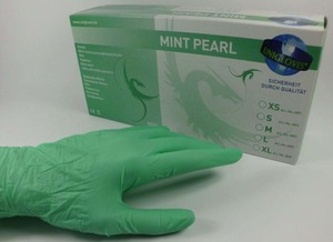 fhs nitrile handschoenen mint pearl small