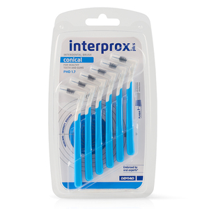 interprox plus phd 1,7 conical blauw blister