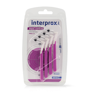 interprox plus phd 2,3 maxi conical paars blister