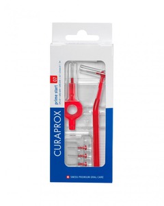 curaprox cps 07 prime start 0,7/2,5mm rood + heft