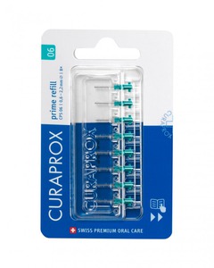 curaprox cps 06 prime refill 0,6/2,2mm blauw