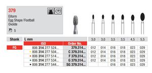 edenta diamantsteen fg f379/018 egg shape 3,5mm