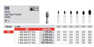 edenta diamantsteen fg f379/023 egg shape 5,5mm