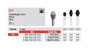 edenta diamantsteen fg 811/033 (barrel)