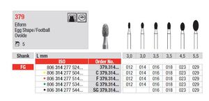 edenta diamantsteen fg 379/014 (egg shape/footb.)