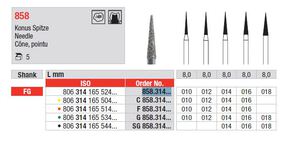 edenta diamantsteen fg g858/014 (needle)