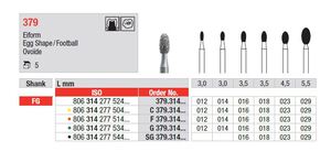 edenta diamantsteen fg f379/016 egg shape 3,5mm