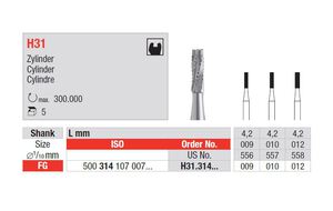 edenta hm boren cylinder fg h31/009 4,2mm