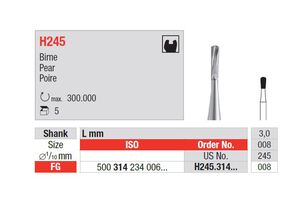 edenta hm boren peer fg h245/008 3,0mm