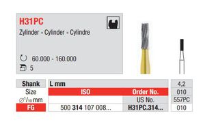 edenta powercut hm boren fg h31pc/010