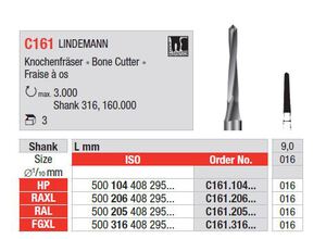 edenta botfrais lindemann hp c161.104.016 9mm