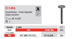 edenta crown separator 5114ra 080