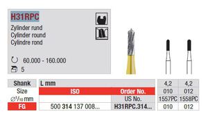 edenta powercut hm boren fg h31rpc/010